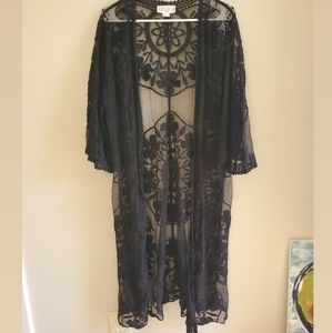 Long Lace Kimono